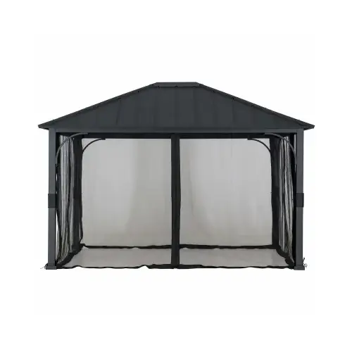Courtyard A102020300 11x13 Hildreth Gazebo black