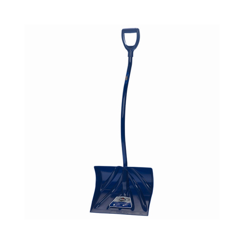 Garant YPM18EAKD Snow Shovel, 18 in W Blade, 18 in L Blade, Poly Blade, Aluminum Handle, 53-1/2 in OAL
