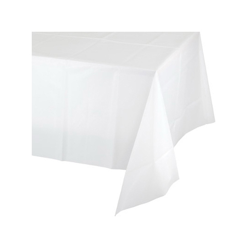 CREATIVE CONVERTING 01255 54x108 WHT Table Cover