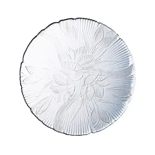 ARC INTERNATIONAL J0169 Dessert Plate, Floral Leaf, 7.25-In.