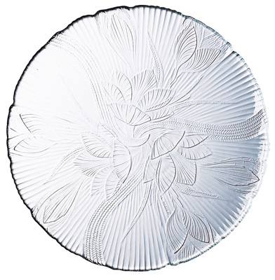 ARC INTERNATIONAL J0169 Dessert Plate, Floral Leaf, 7.25-In.