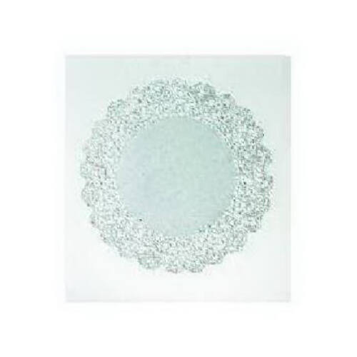 Paper Doily, White Medallion Lace, 12-In  pack of 8