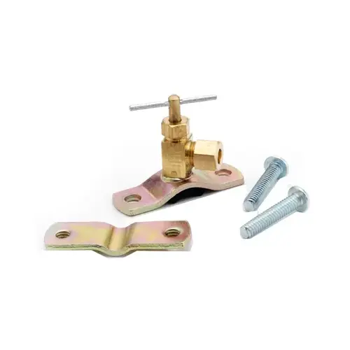 Anderson Metals 759199-04 7104SCSD Series Saddle Valve, 1/4 in Connection, Brass Body