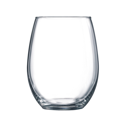 ARC INTERNATIONAL G9957 Perfection Stemless Wine Glass, 15-oz.