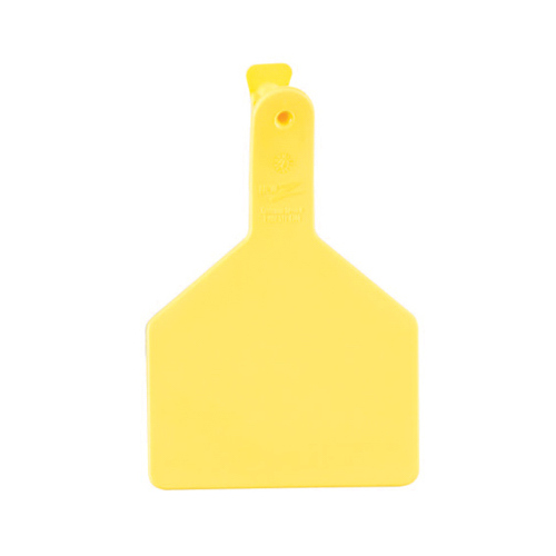 Z Tags 9053600 Cow Tag, Yellow, 3 x 4.5-In  pack of 25