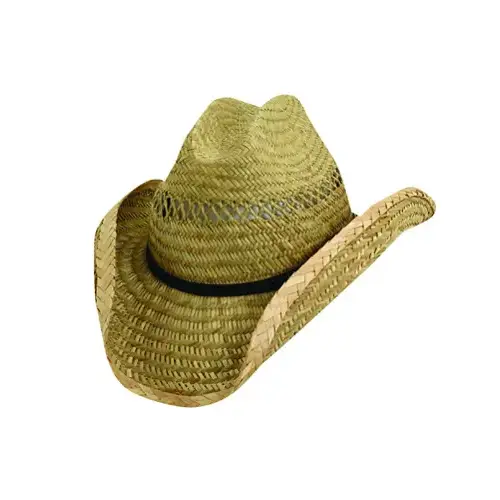 Men's Western Straw Hat Assortment, 3-In. Brim