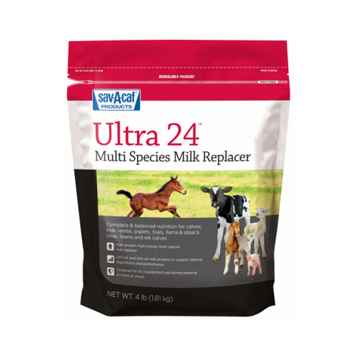 Sav A Caf 01-7428-0217 Ultra 24 Livestock Milk Replacer, 8-Lbs.