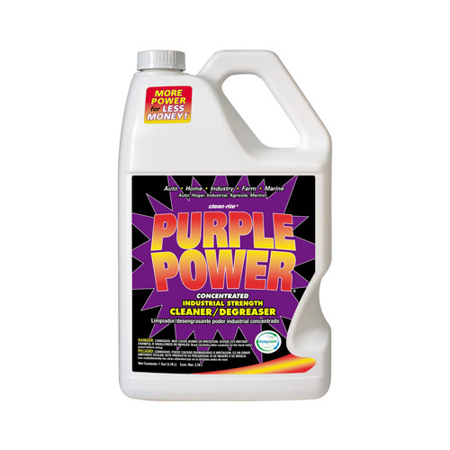 PURPLE POWER 4320P Cleaner and Degreaser, 1 gal Bottle, Liquid, Characteristic