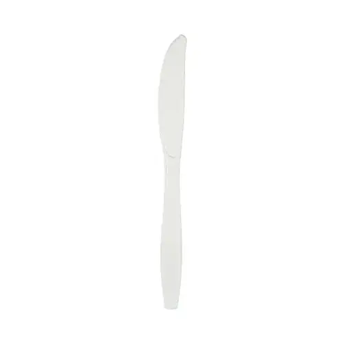 CREATIVE CONVERTING 010570B Plastic Knives, White, 50-Ct.