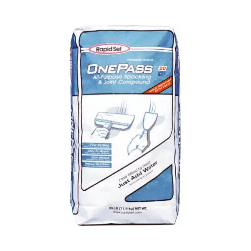 CTS CEMENT MANUF CORP 701010025 One Pass Drywall Repair Material, 25 Lb.