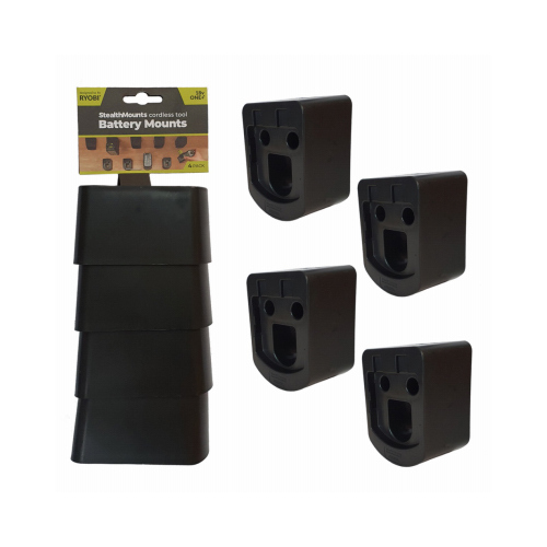 StealthMounts BM-RY18-4 Ryobi 18V Battery Mounts  pack of 4