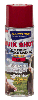 LACO/MARKAL 61191 Livestock Marker Spray Paint, Red, 16-oz. Aerosol