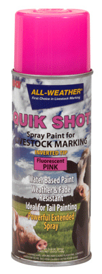 LACO/MARKAL 61112 Livestock Marker Spray Paint, Fluorescent Pink, 16-oz. Aerosol