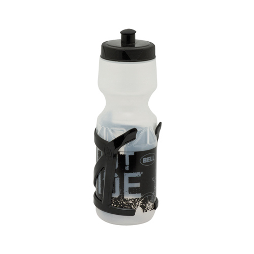 Bicycle Water Bottle & Cage, 22-oz.