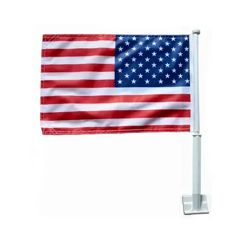 U.S. Car Flag, 11 x 18-In.