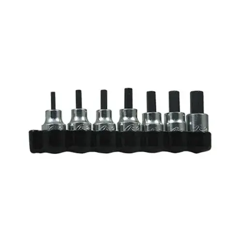 LISLE CORPORATION 13600 SAE Hex Bit 7-Pc. Set