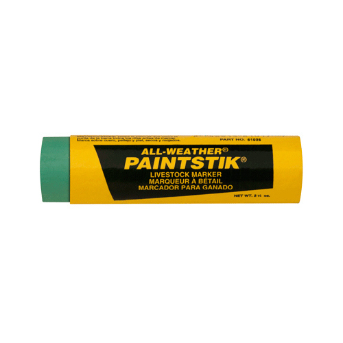 Paintstick Livestock Marker, All Weather, Green - pack of 12