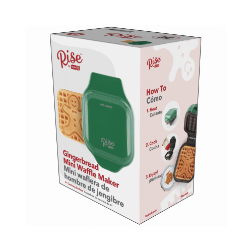 STOREBOUND LLC RMWG001GBEG06 Ginger MiniWaffle Maker
