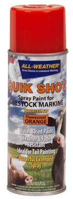 LACO/MARKAL 61114 Livestock Marker Spray Paint, Orange, 16-oz. Aerosol