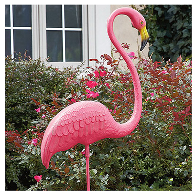 Union Products 62565 Featherstone Flamingo Statue, Standing, 52-In.