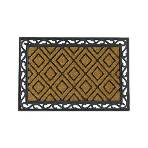 FIBRE WORLD PLM 14362 Doormat, Coir & Rubber Rectangular, 24 x 36-In.