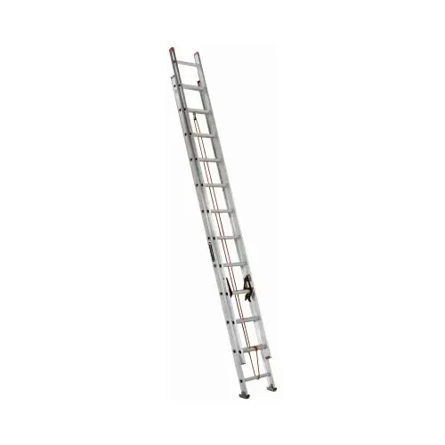 Extension Ladder, 286 in H Reach, 200 lb, 1-1/2 in D Step, Aluminum