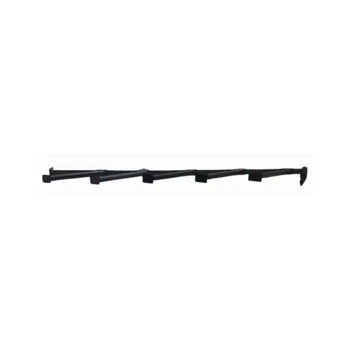 4' FLR Mat Rack Black