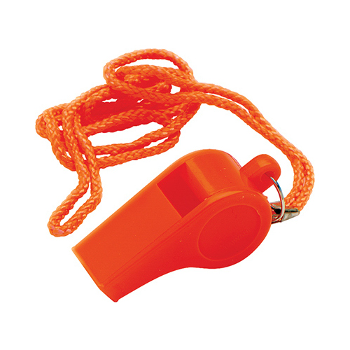 DONOVAN MARINE IOWA LLC 50074032-XCP6 Safety Whistle, Orange Plastic - pack of 6