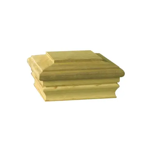 Maine Ornamental 72213 Post Cap, 4 in L, 4 in W, Cedar Other