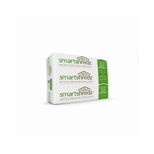 SERVICE PARTNERS LLC 10-0081-1 SmartShredz Blow-In Cellulose Insulation, R-19, 33.6 Sq Ft