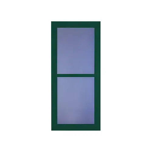 LARSON MFG CO 14604122 Easy Vent Selection Storm Door, Full-View Glass, Green, 36 x 81-In.