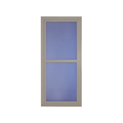 Easy Vent Selection Storm Door, Full-View Glass, Sandstone, 36 x 81-In.