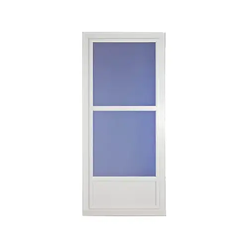 LARSON MFG CO 14606032 Easy Vent Selection Storm Door, Mid-View Glass, White, 36 x 81-In.