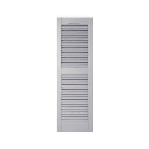 15 x 48-In. Paintable Louvered Shutters, Pair