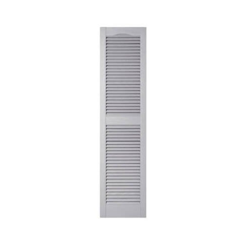 BORAL BUILDING PRODUCTS 010140060030 15 x 60-In. Paintable Louvered Shutters, Pair