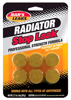 BAR'S LEAKS BL0HDCBP Radiator Stop Leak Powder Tablets, 6-Pk.