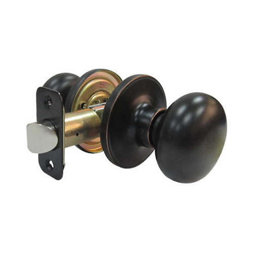 Taiwan Fu Hsing Industrial Co., Ltd. TFX730B Mushroom Passage Lockset, Aged Bronze