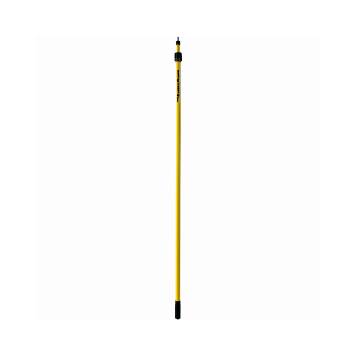 Pro-Pole Extension Pole, 1-1/4 in Dia, 6.1 to 11.3 ft L, Fiberglass/Rubber, Fiberglass Handle