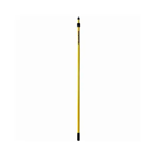 Mr. LongArm 6272 Pro-Pole Extension Pole, 1-1/4 in Dia, 6.1 to 11.3 ft L, Fiberglass/Rubber, Fiberglass Handle