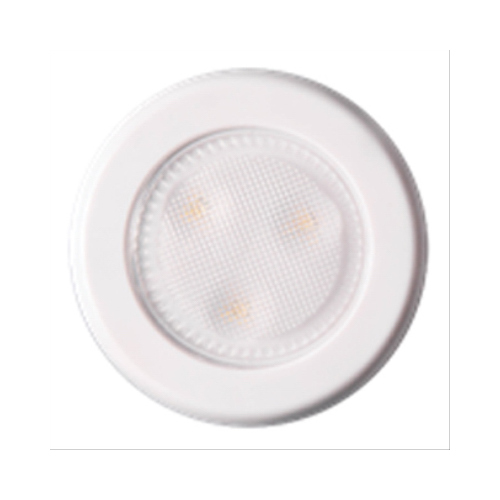 Westek BL-PUTN-W2 Compact Ultra-Thin Puck Light, 12 V, AAA Battery, 1-Lamp, LED Lamp, 50 Lumens, White - pack of 2