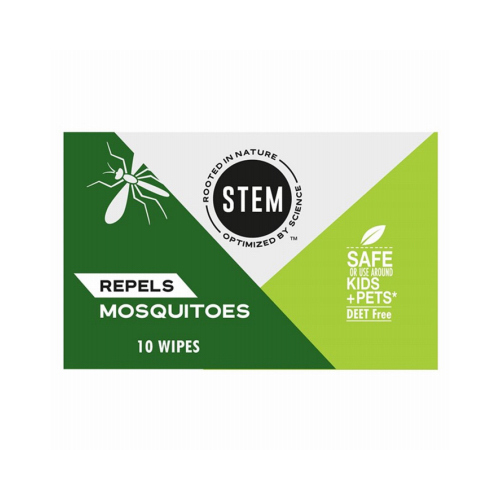 Stem 03286 Stem Mosquito Repellent Wipes, 10 Count