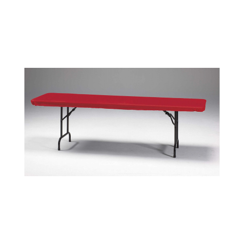 Stay Put Table Cover, Red, 8 Ft. Long