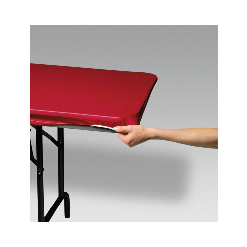 CREATIVE CONVERTING 37427 6' RED Table Cover
