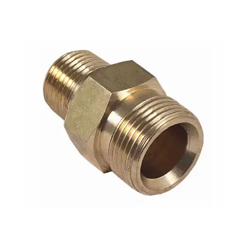 Screw Nipple, 3/8 in Connection, MNPT x M22