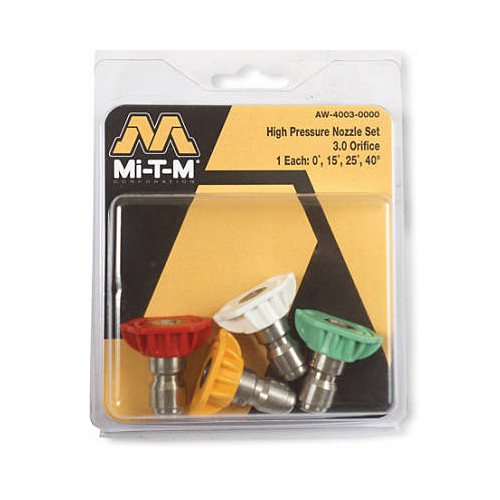 Mi-T-M AW-4045-0000 High-Pressure Washer Spray Nozzle  pack of 4