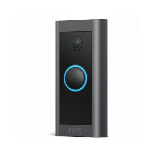 Ring B08CKHPP52 Black Hardwired WiFi Video Doorbell