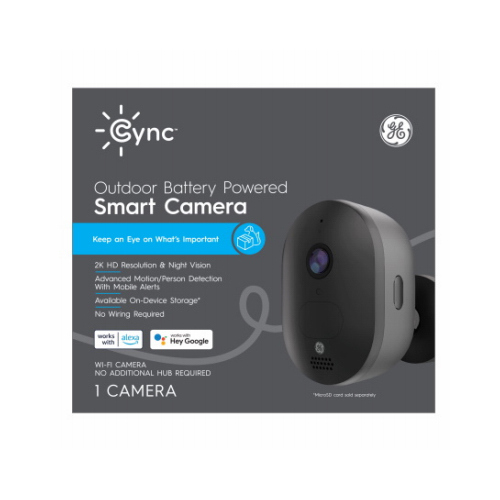 Cync Outdoor Smart Security Camera, Battery Operated