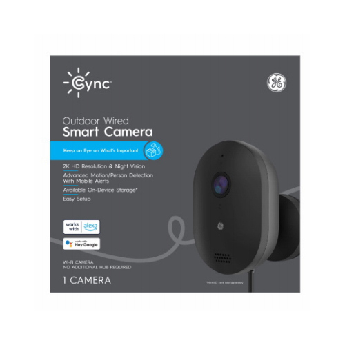 Cync Outdoor Smart Security Camera, Wired
