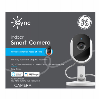 GE Lighting 93128850 Cync Indoor Smart Security Camera