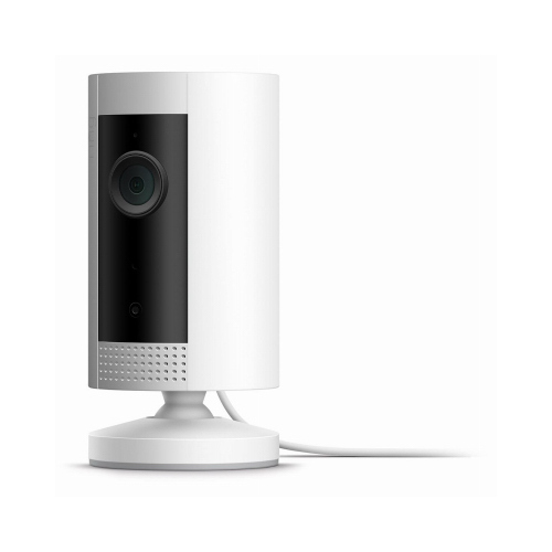 Smart Indoor Camera, Motion Detection, Sends Notifications, White